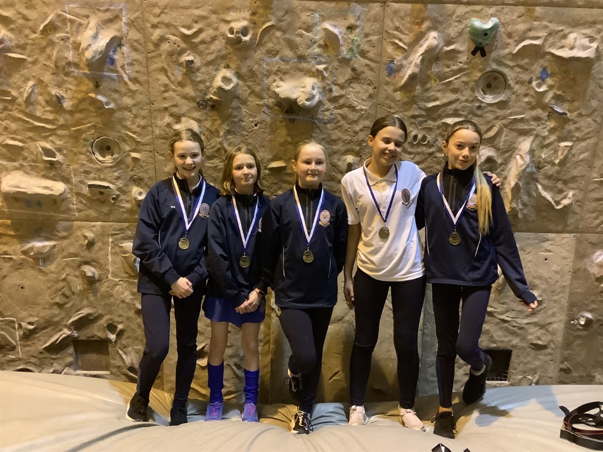 Girls Climbing